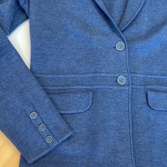 Talbots merino wool sweater jacket - Picture 4 of 9